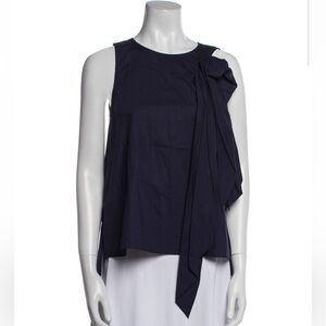 Psophia Elegant Navy Sleeveless Top size XS